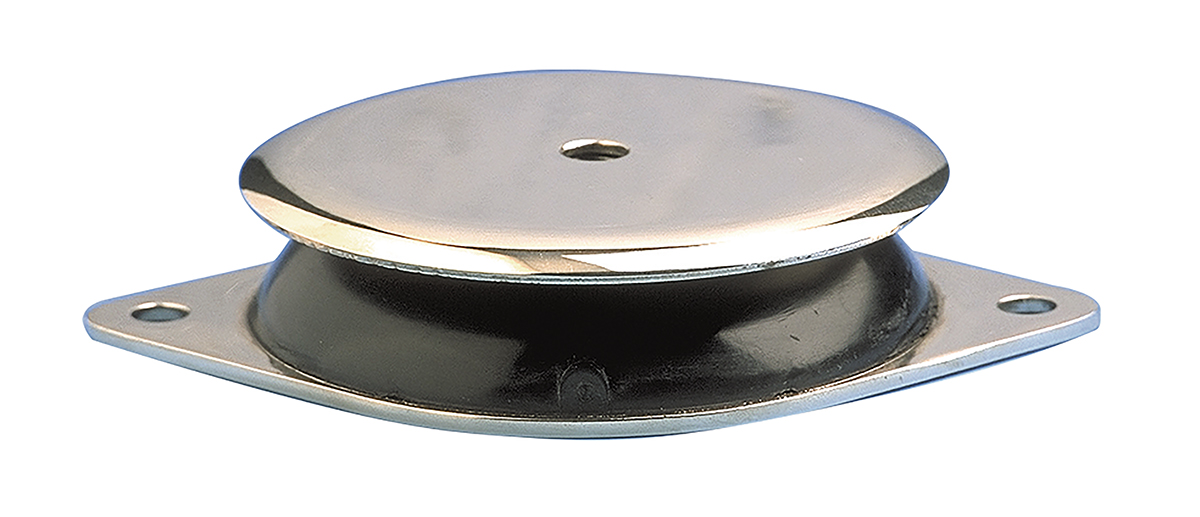 Paulstra Hutchinson Round M8 Anti Vibration Mount, Female Buffer Foot