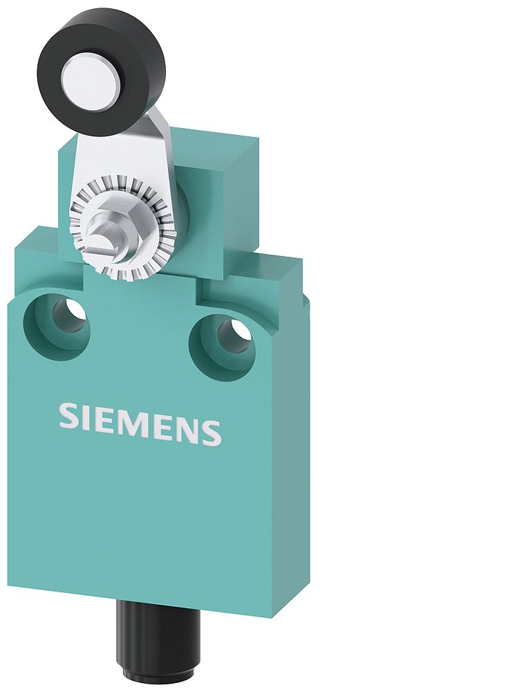 Siemens 3SE5 Series Roller Lever Limit Switch, 1NC/1NO, IP67, Metal Housing, 400V ac Max, 3A Max