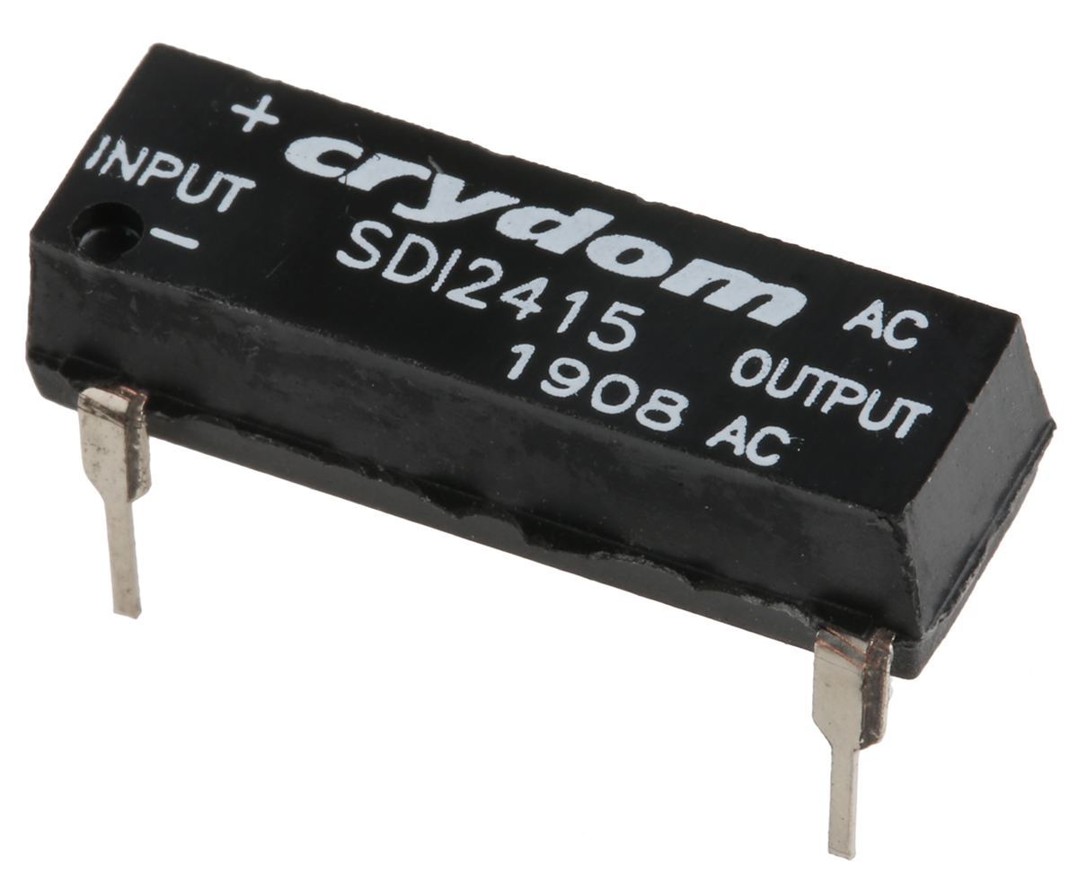 Sensata Crydom Solid State Relay, 1.5 A rms Load, PCB Mount, 280 V rms Load