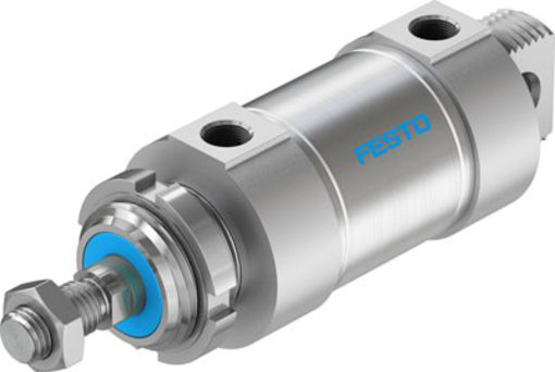 Festo 25 mm Pneumatic Roundline Cylinder - 196050 DSNU-63-25-PPV-A Series, Double Acting Acting