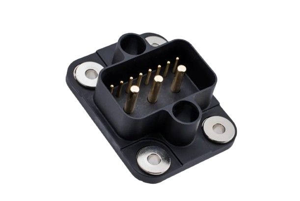 Amphenol Industrial, PWMD Series Female to Male 11 Way Battery Connector, Panel Mount