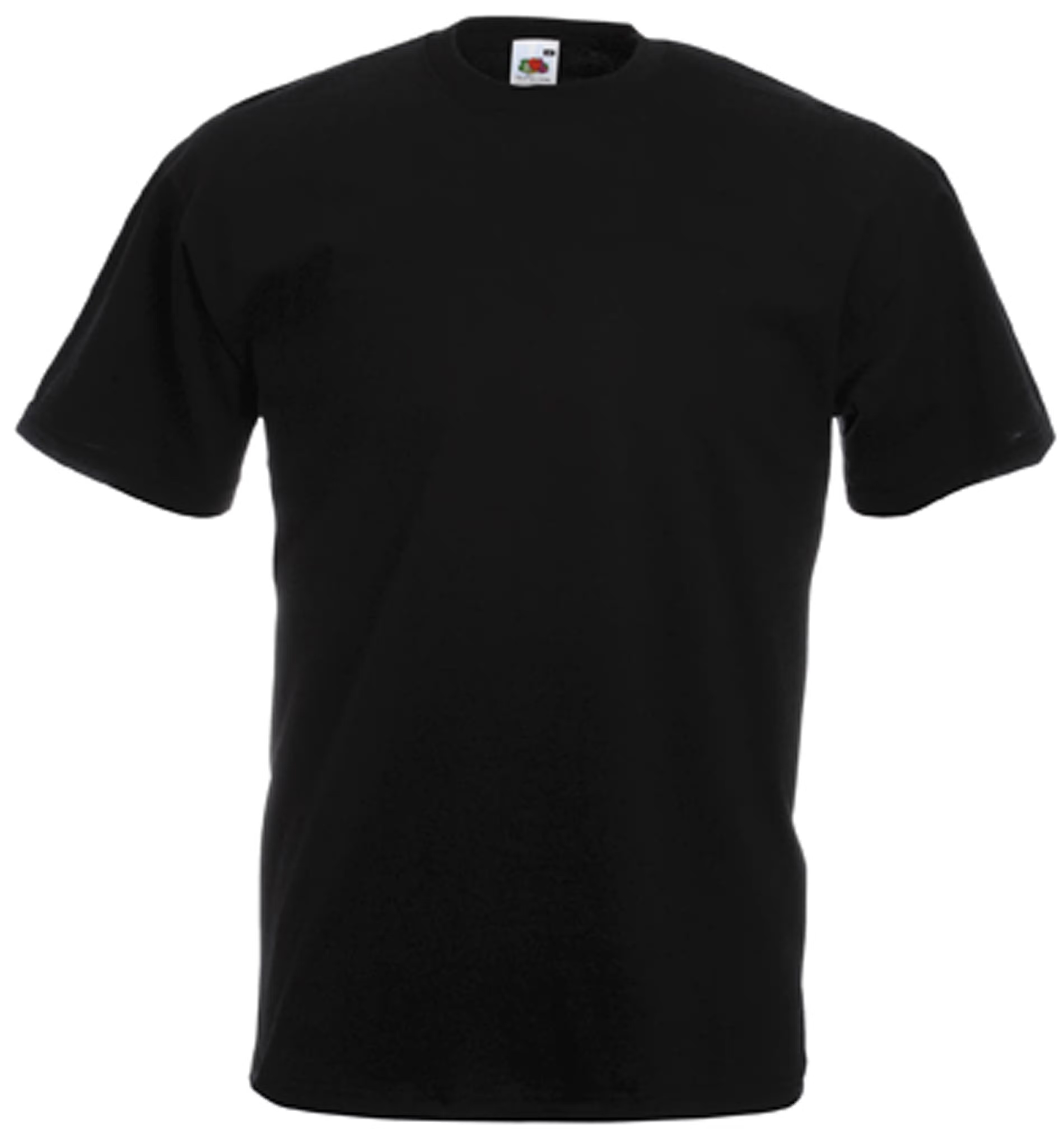 KARIBAN Black 100% Cotton Short Sleeve T-Shirt, UK- XL, EUR- XL