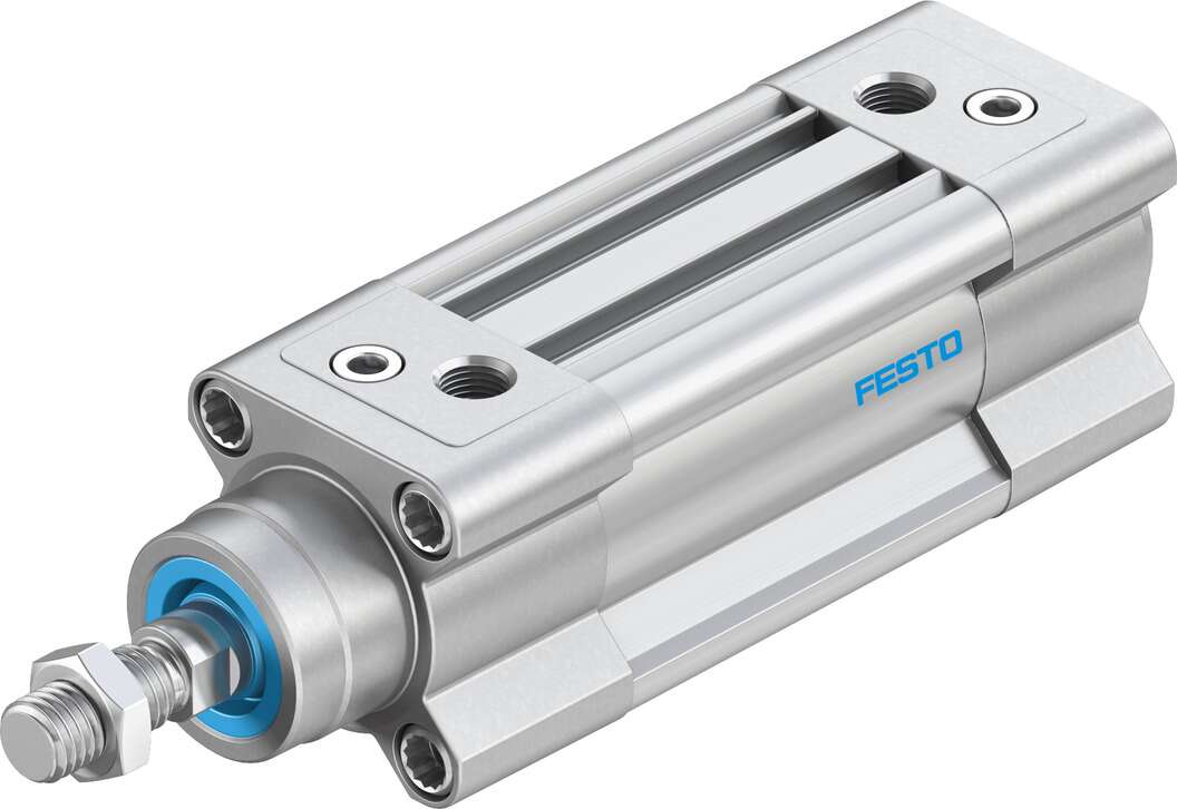 Festo Pneumatic Piston Rod Cylinder - 1376422 32 mm Bore, 25 mm DSBC Series, Double Acting Acting