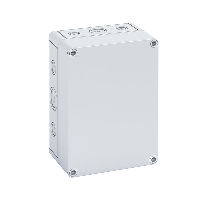 Spelsberg TK Series Grey Polystyrene Enclosure, IP66, IK07, Grey Lid, 180 x 130 x 84mm
