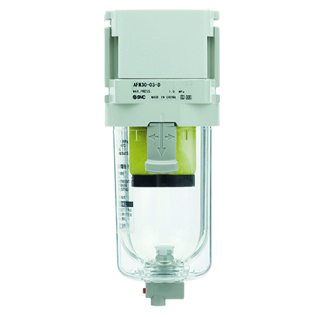 SMC 200 L/min NPT 1/4 Mist Separator, 0.3μm filtration, 0.5bar to 10 bar