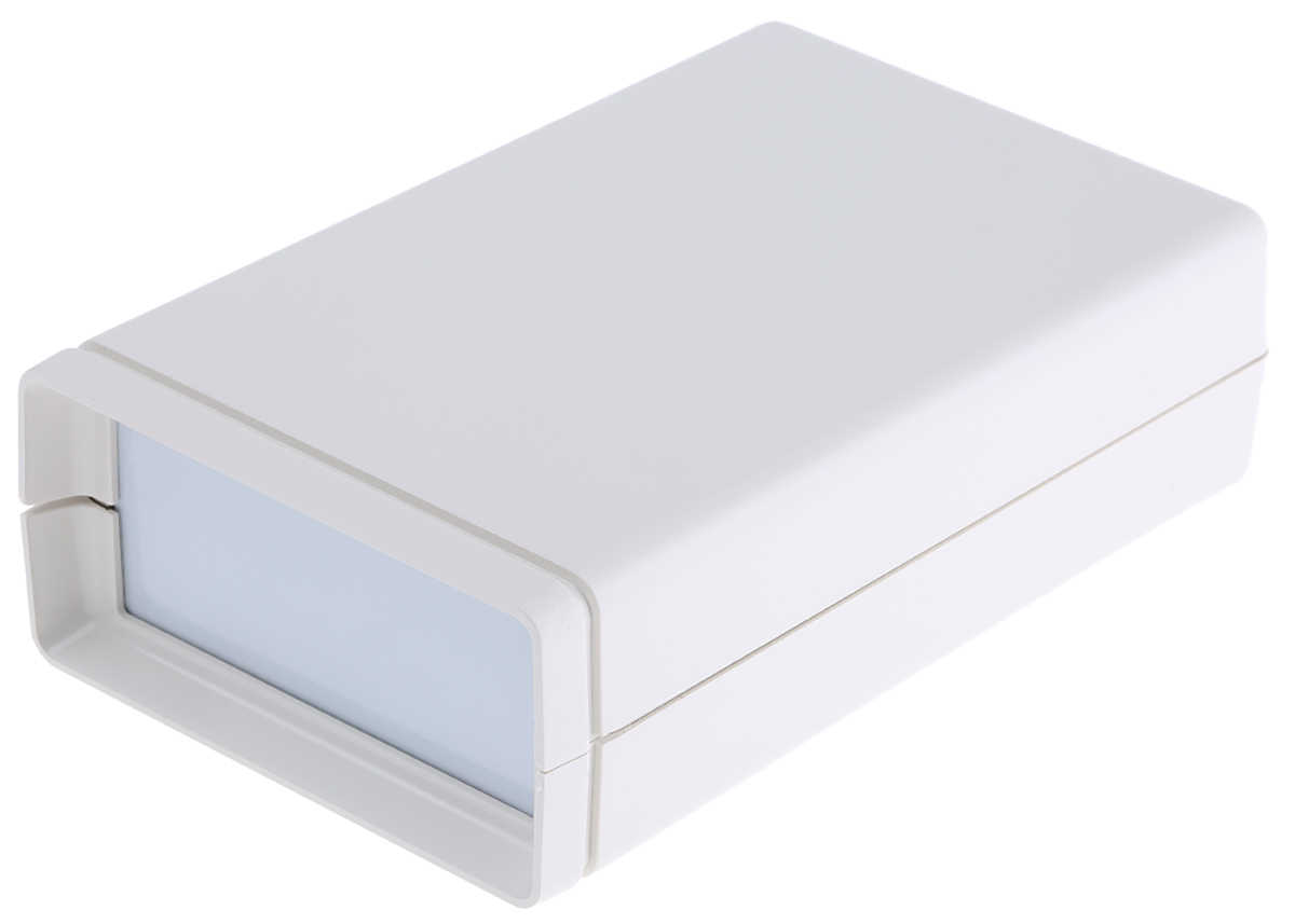 OKW Shell-Type Case Series White ABS Handheld Enclosure, Integral Battery Compartment, IP65, 114 x 72 x 33mm