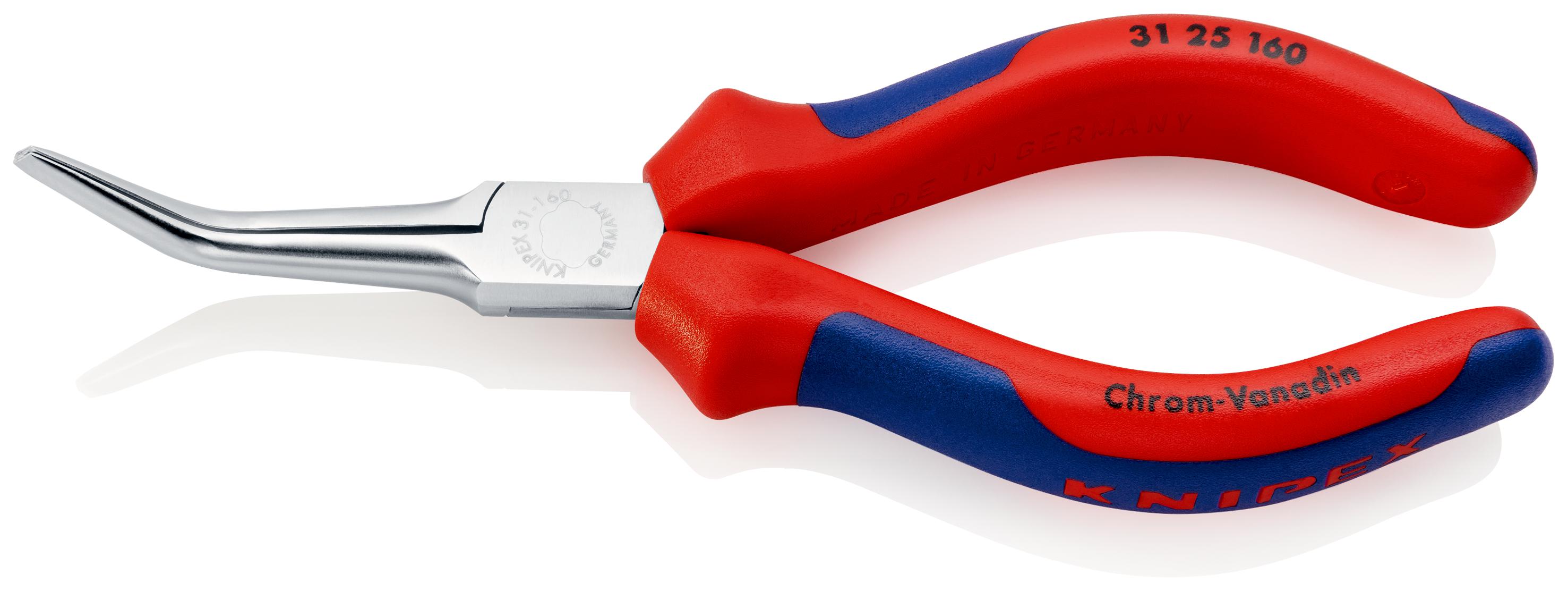 Knipex Nose pliers, 160 mm Overall, Straight Tip, 55mm Jaw