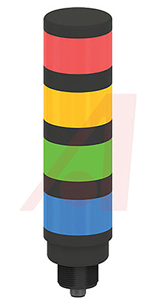 Banner TL50 Series Blue, Green, Red, Yellow Signal Tower, 4 Lights, 18 → 30 V dc, Versatile Mount