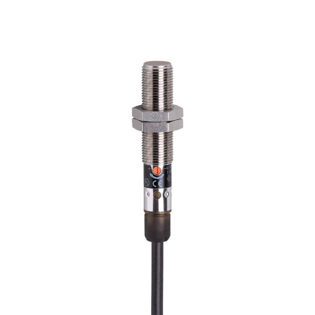ifm electronic Capacitive Threaded Barrel Proximity Sensor, M12, 4 mm Detection, PNP NO, 10 → 36 V dc