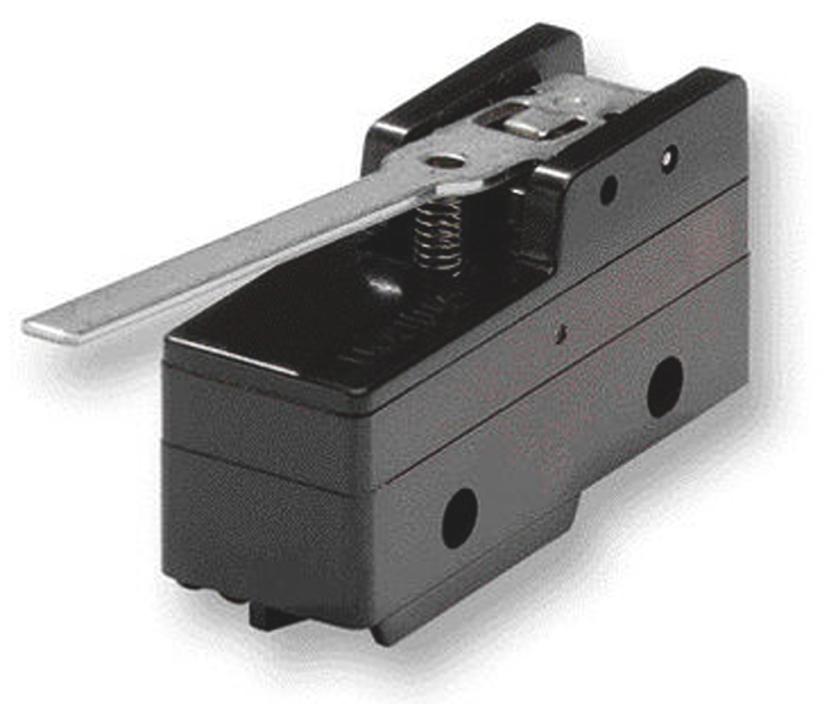 Omron Z-15G Series Hinge Lever Limit Switch, NO/NC, IP00, SPDT, Thermosetting Resin Housing, 500V ac Max, 15A Max