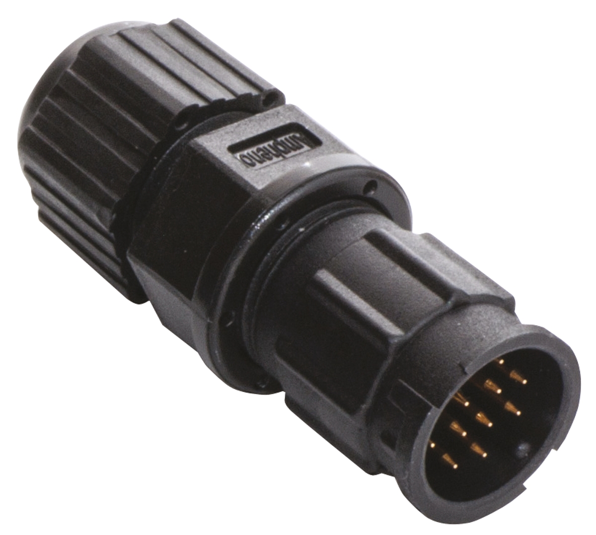 Amphenol Industrial Circular Connector, 12 Contacts, Panel, Standard Connector, Plug, Male, IP67, Ceres Series