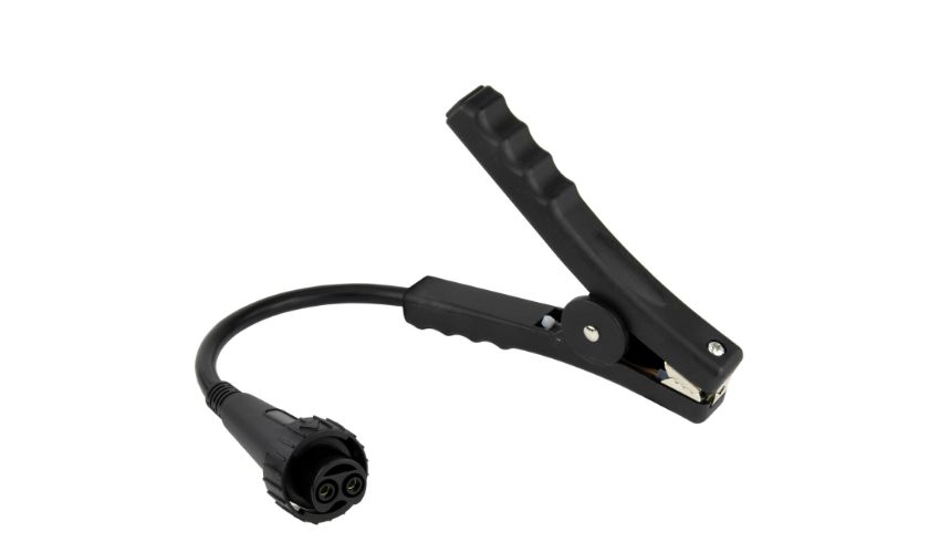 Megger Black Kelvin Clip, 10A, 40mm Jaw Opening, 30V