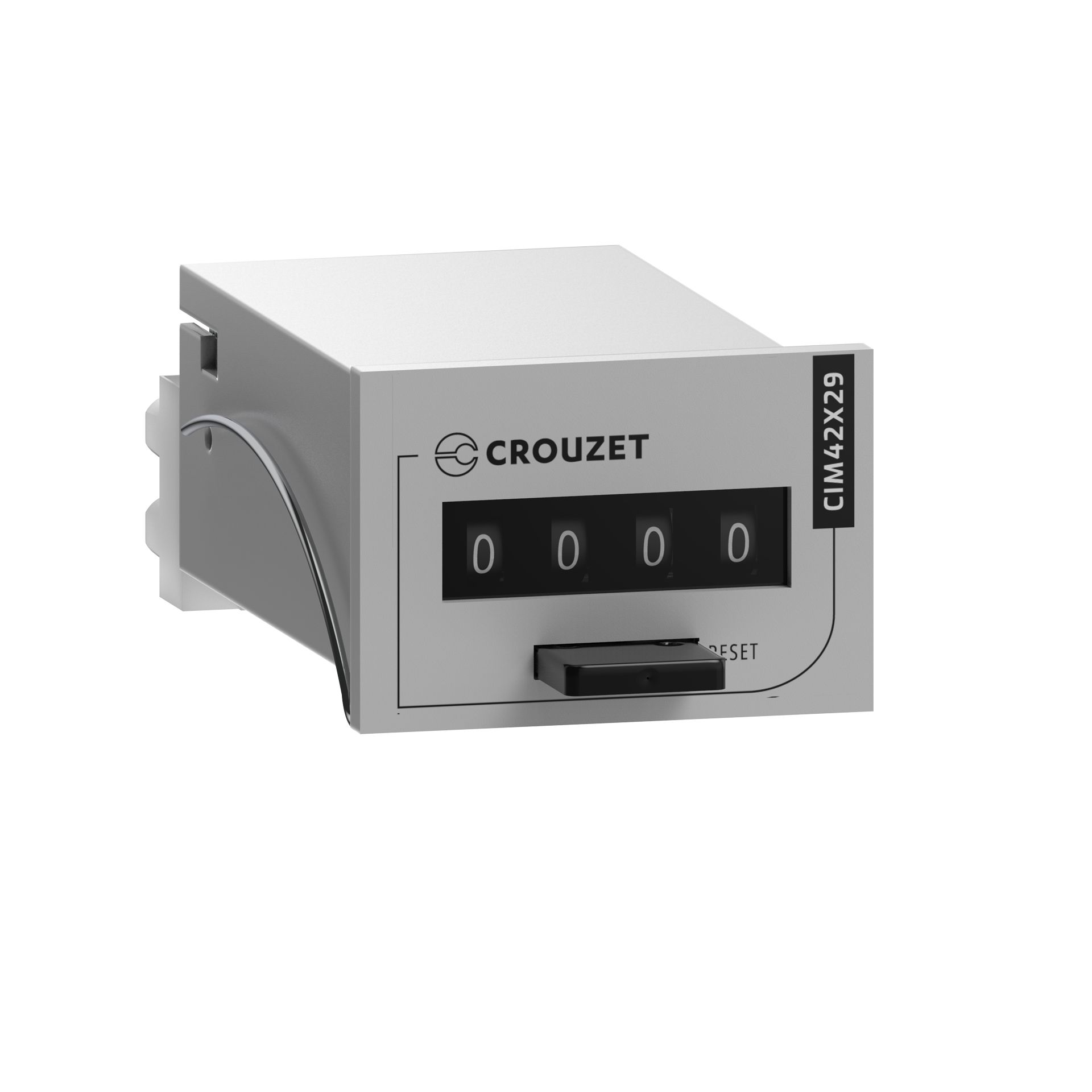 Crouzet CIM Impulse Counter, 4 Digit Mechanical, 48 V dc