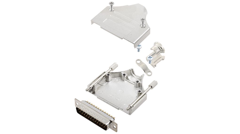 Encitech Connectors, 6355 Series D Sub Hoods For Use With For Cable