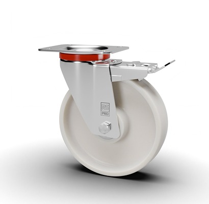 RS PRO Swivel Castor Wheel, 170kg Capacity, 125mm Wheel