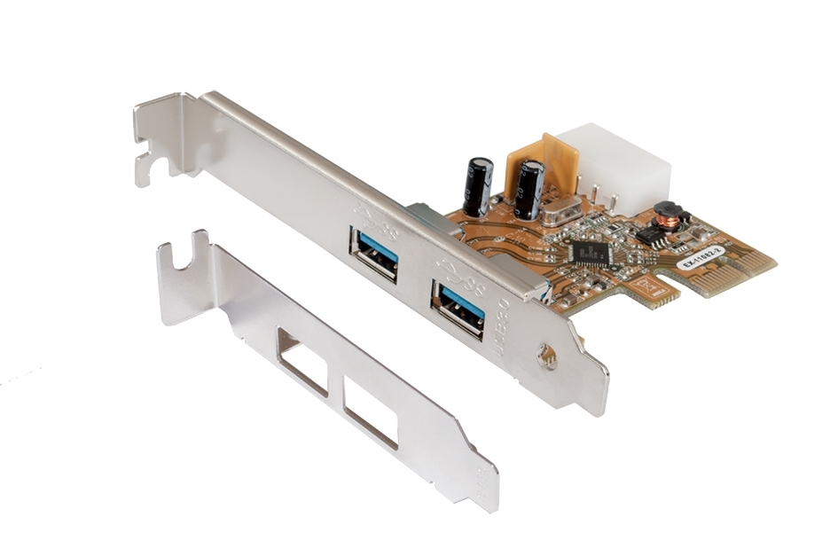 Exsys 2 Port PCIe USB 3.2 Serial Card