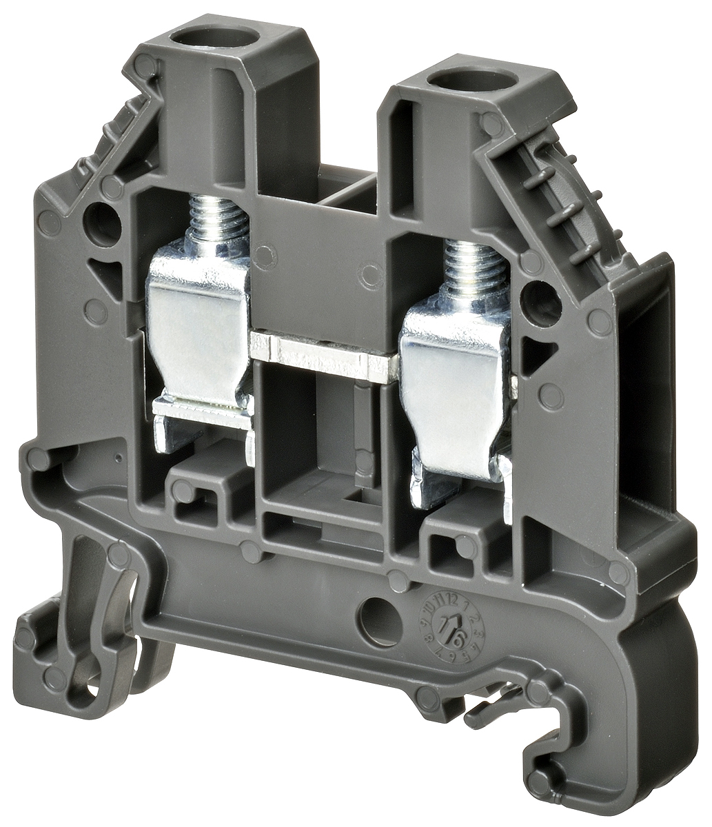 Omron XW5TS60111 XW5T Series Grey, 6mm², Single-Level, Screw Termination