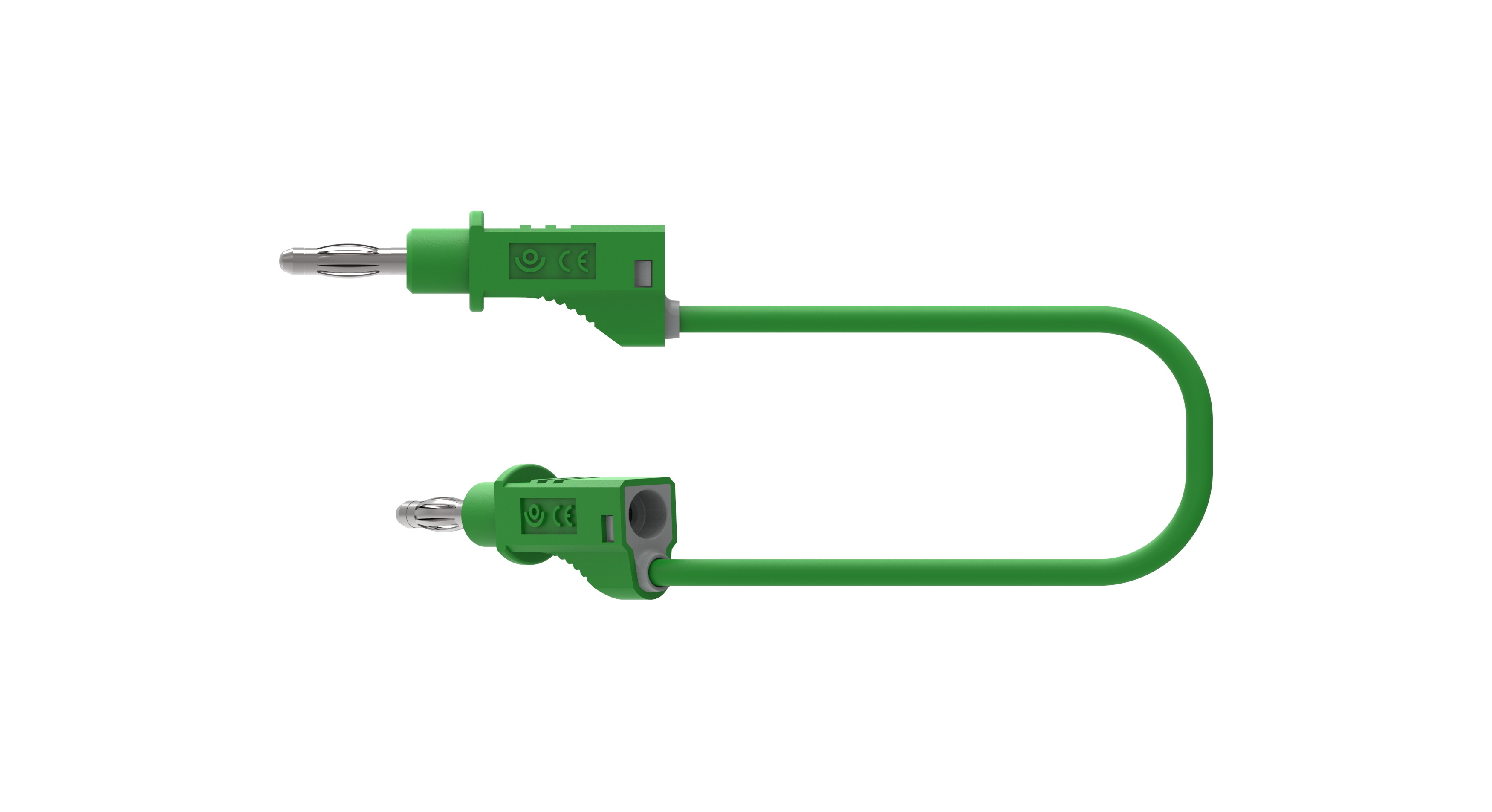 Electro PJP Test lead, 36A, 30 → 60V, Green, 1m Lead Length