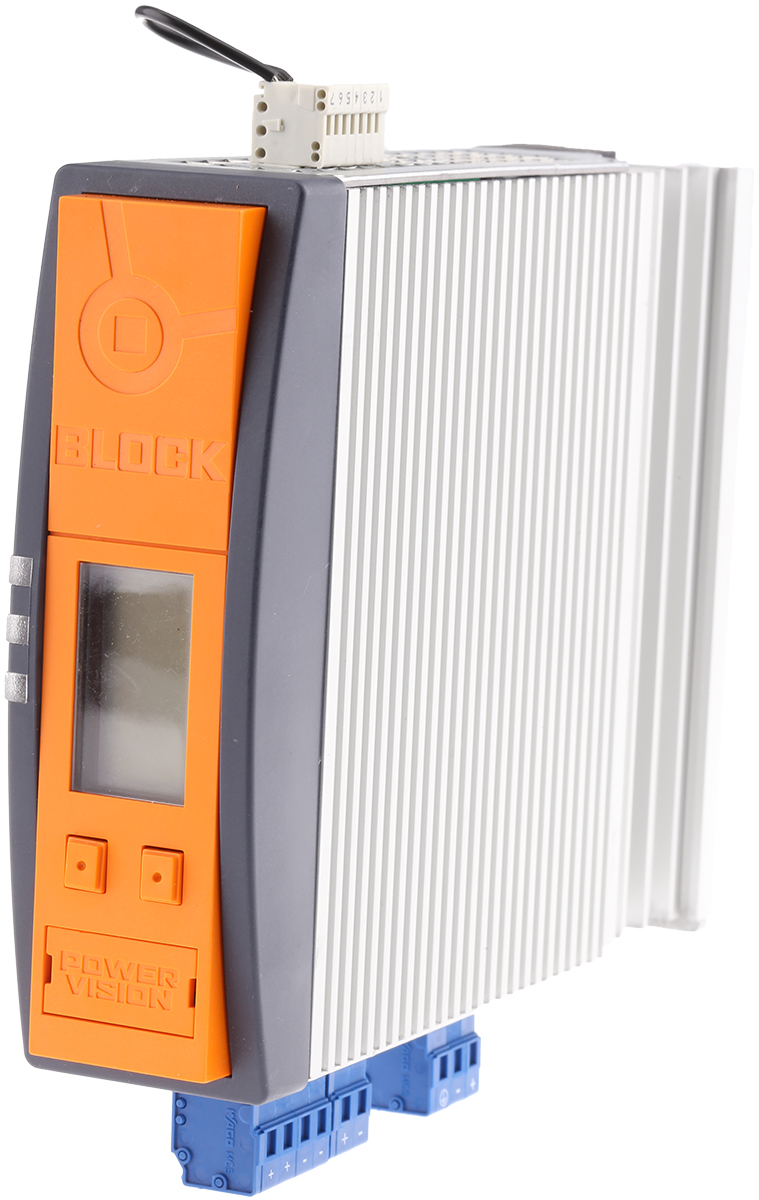 Block 22 → 29V dc Input DIN Rail Uninterruptible Power Supply (480W), PV