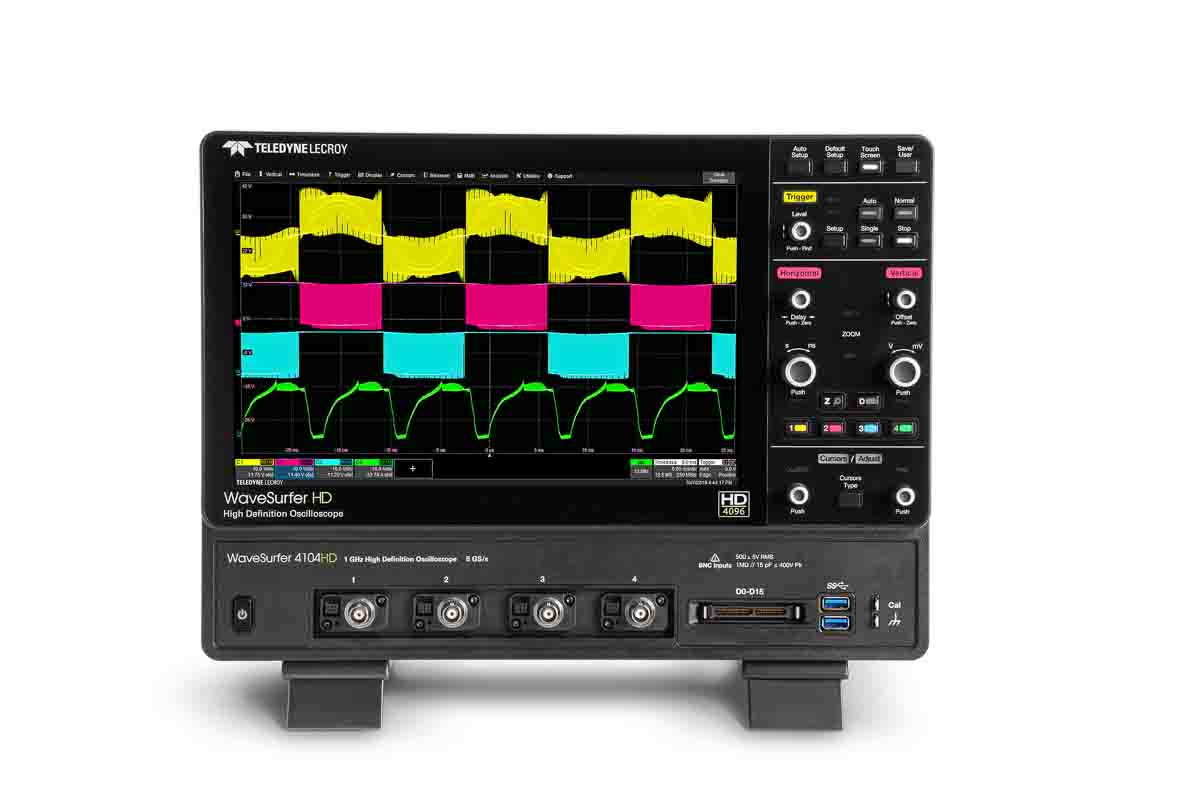 Teledyne LeCroy WaveSurfer 4054HD WaveSurfer 4000HD Series, 500MHz Bench Oscilloscope, 4 Analogue Channels - RS
