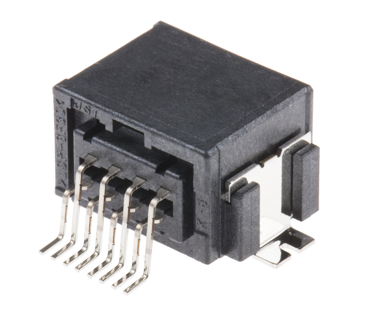JST, CPT Automotive Connector Plug Black Surface Mount 8 Way, Solder Termination SM08B-CPTK-1A-TB