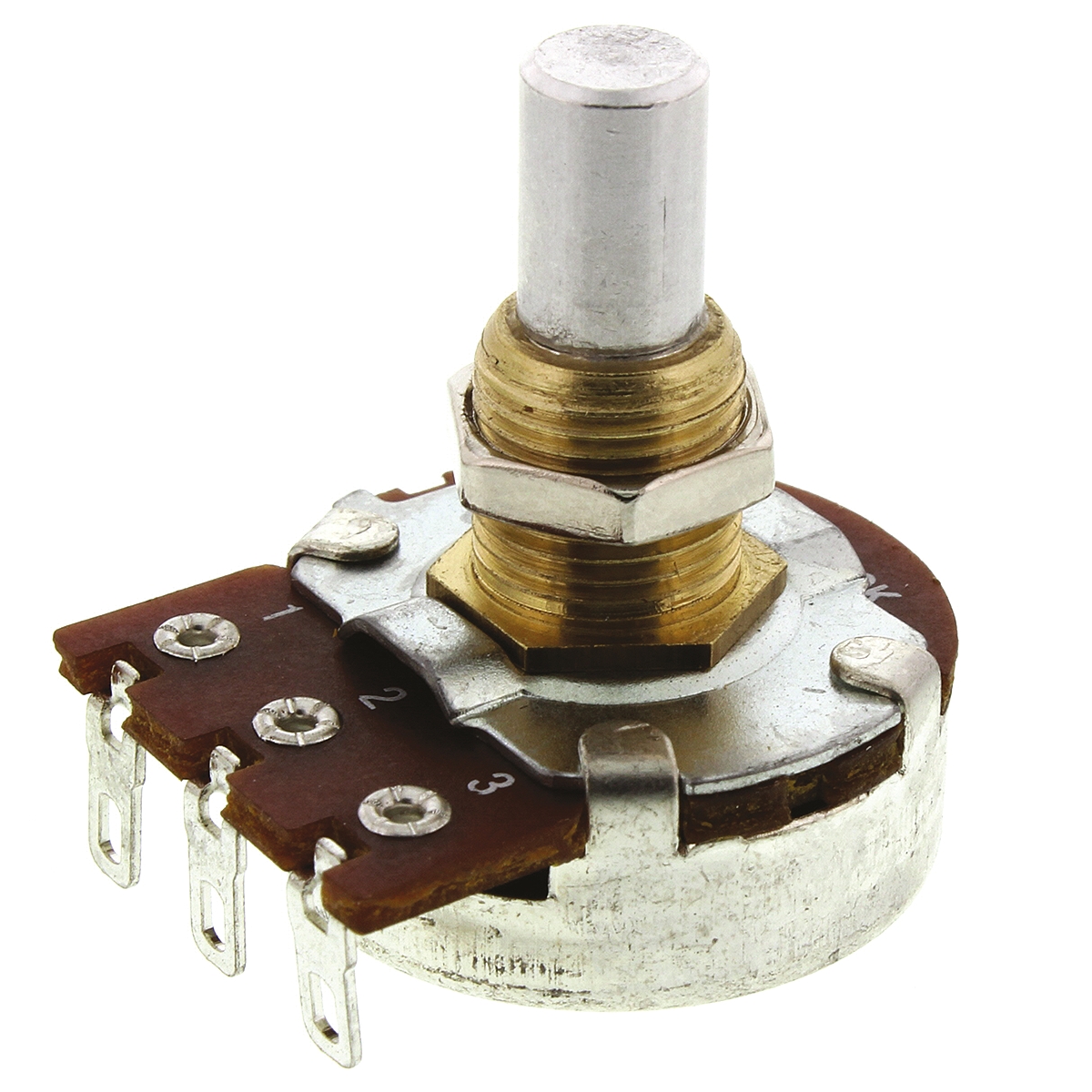 Bourns PDB241-GTR 250kΩ Rotary Potentiometer 1-Gang Panel Mount, PDB241-GTR02-254A2