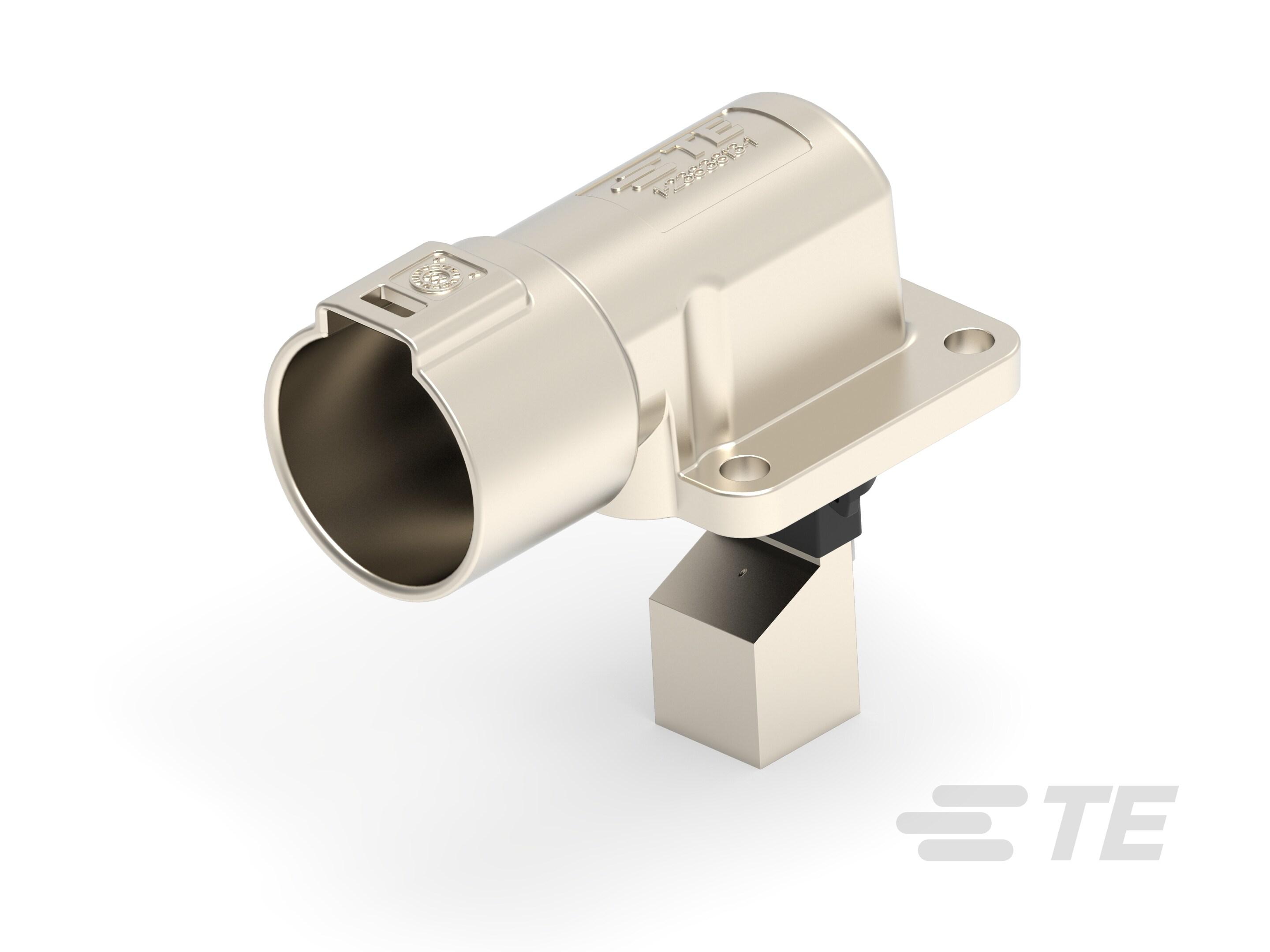 TE Connectivity PowerTube 1000 Series Right Angle Panel PCB Connector, 1 Contact(s), 36 mm Pitch, 1 Row, Shrouded