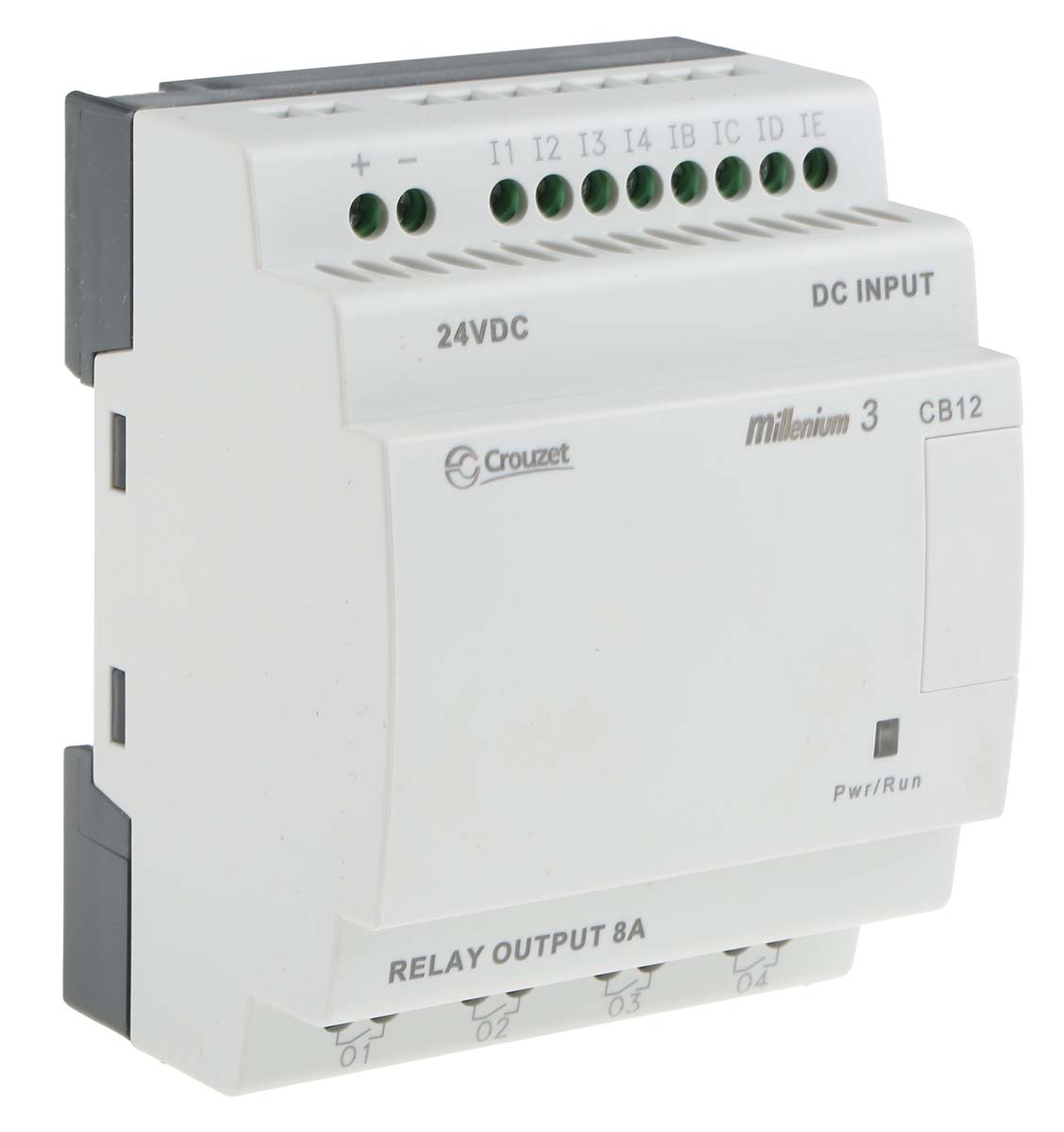 Crouzet Millenium 3 Series Logic Module, 24 V dc Supply, Relay Output, 8-Input, Analogue, Digital Input