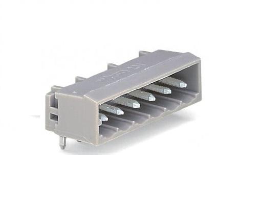 WAGO 231 Series Angled PCB PCB Header, 8 Contact(s), 5 mm Pitch, 1 Row