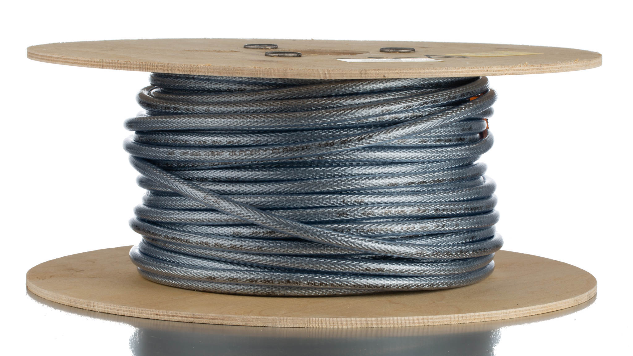 Lapp ÖLFLEX CLASSIC 100 SY Control Cable, 3 Cores, 1.5 mm² CSA 16 AWG, Screened, 50 m, Grey Polyvinyl Chloride Sheath