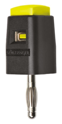 Schutzinger Yellow Test Terminal, 30 V ac, 60V dc, 16A