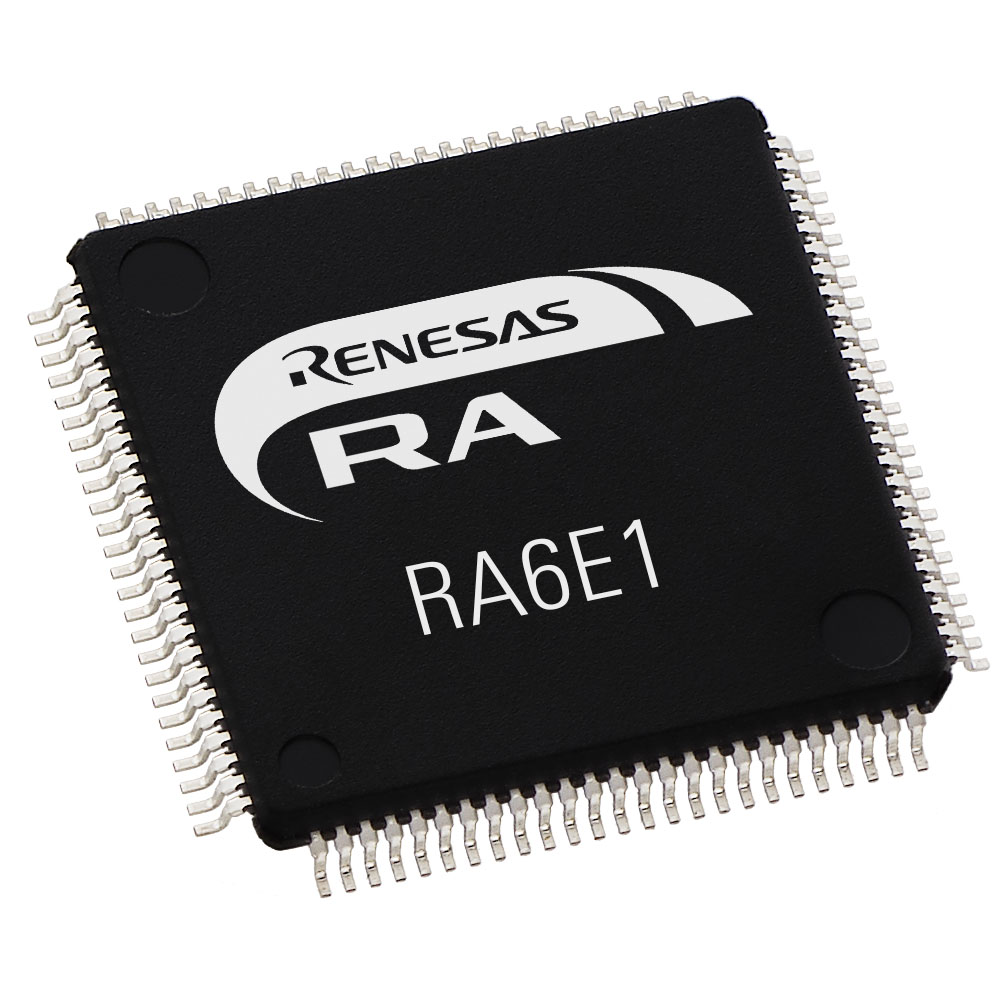 Renesas Electronics R7FA6E10F2CFP#AA0, 32 bit ARM Cortex M33, RA6E1 Microcontroller, 200 MHz, 1024kB FLASH, 100-Pin LQFP