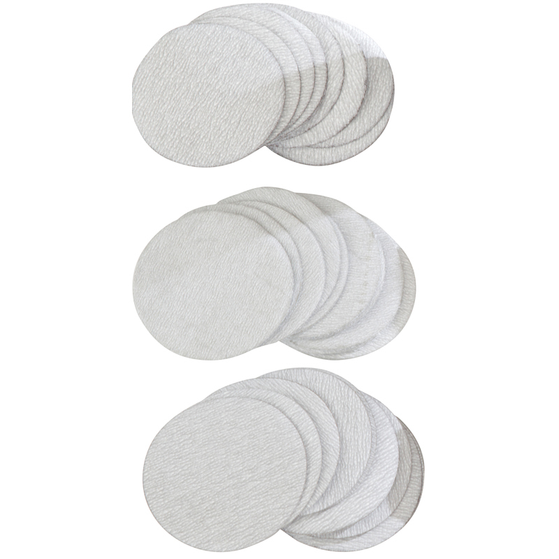 RS PRO Sandpaper Sanding Disc, 75mm x 1mm Thick, Medium/Fine/Superfine Grade, 320, 400, 600 Grit, 30 in pack