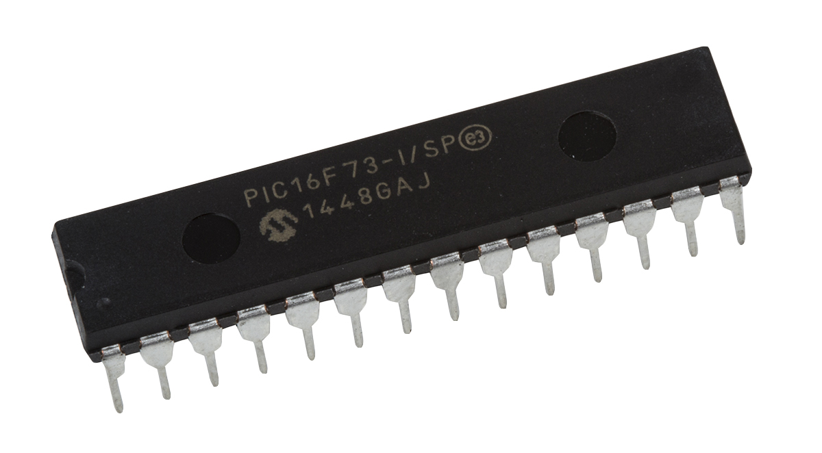 Microchip PIC16F73-I/SP, 8 bit PIC, PIC16F73 Microcontroller, 20 MHz, 7kB FLASH, 28-Pin SPDIP
