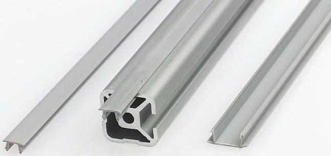 FlexLink Grey PVC Cover Strip, 5.5mm Groove Size, 3m Length