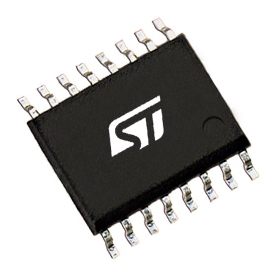 STMicroelectronics ST202EBTR Line Transceiver, Transmitter, 16-Pin TSSOP16