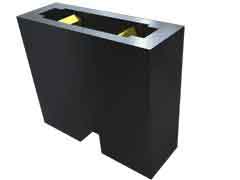 Samtec, SNM Shunt Female Straight Black Shunt 2 Way 1 Row 2.54mm Pitch