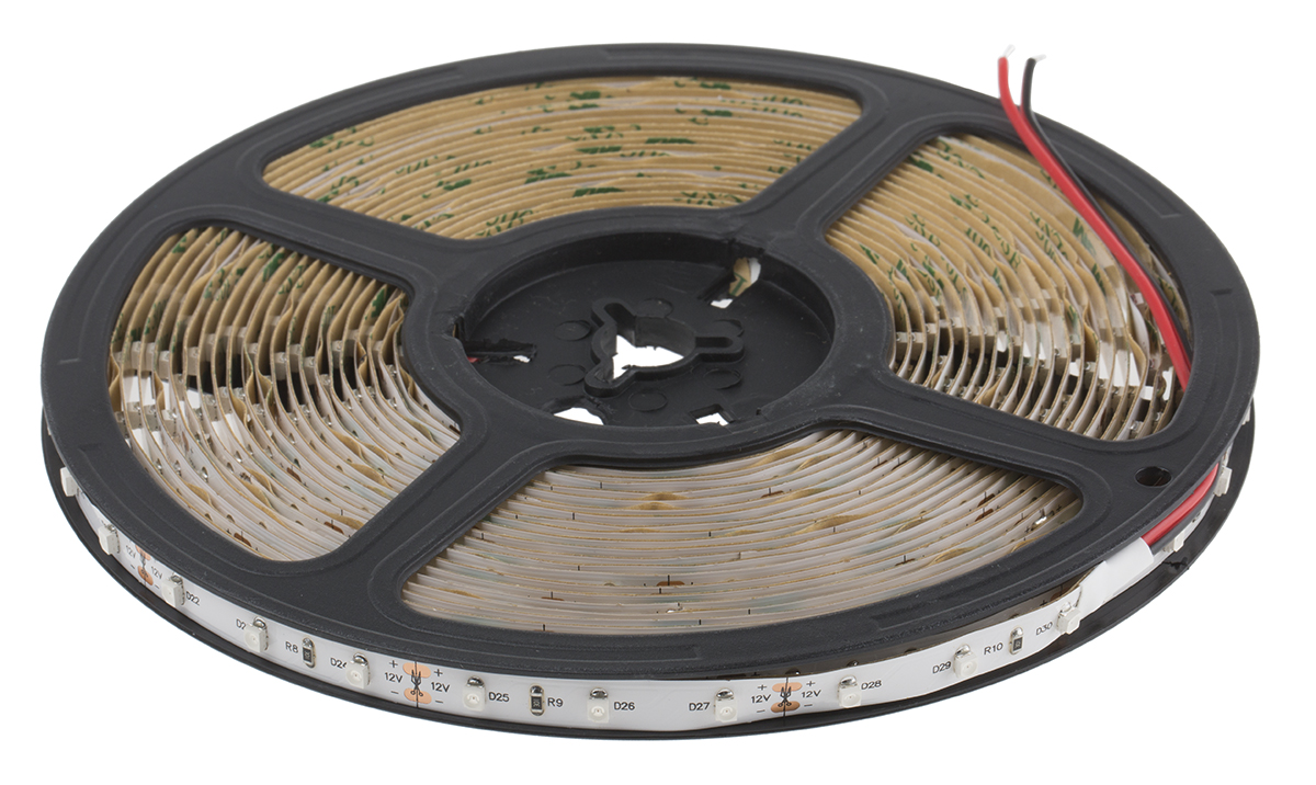 RS PRO 12V Red LED Strip Light, 10m Length