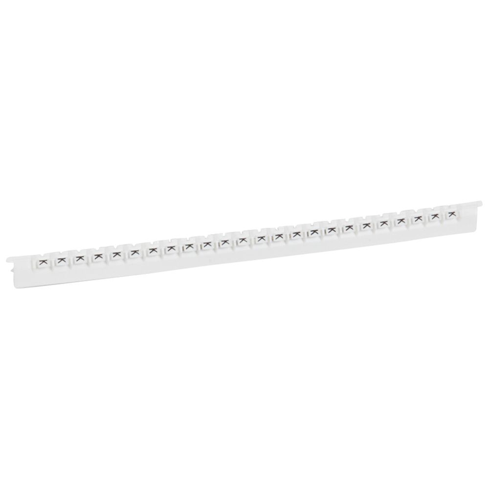 Legrand 037836 Cable Markers, White, Pre-printed "K", 0.8 → 2.2mm Cable, for Wiring, 037836