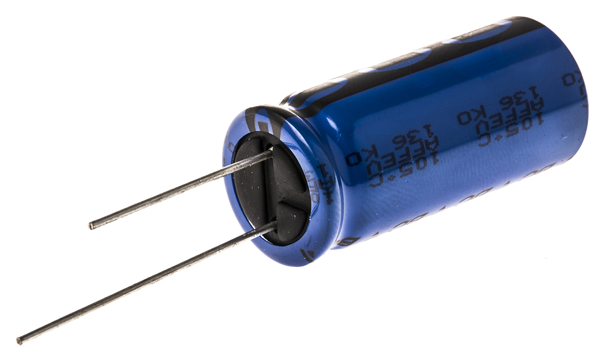 Vishay 2200μF Aluminium Electrolytic Capacitor 35V dc, Radial, Through Hole - MAL213650222E3