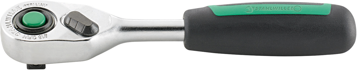 STAHLWILLE 415QR N 1/4 in Square Ratchet with Ratchet Handle, 117 mm Overall