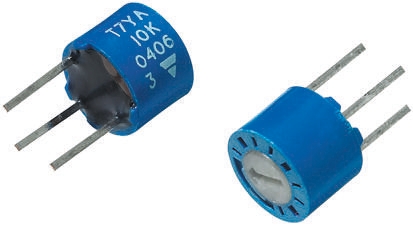 4.7kΩ, Through Hole Trimmer Potentiometer 0.5W Top Adjust Vishay, T7