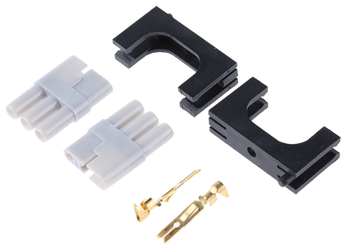 EDAC, 520 Panel Connector Panel Mount, 3P, 8.5A