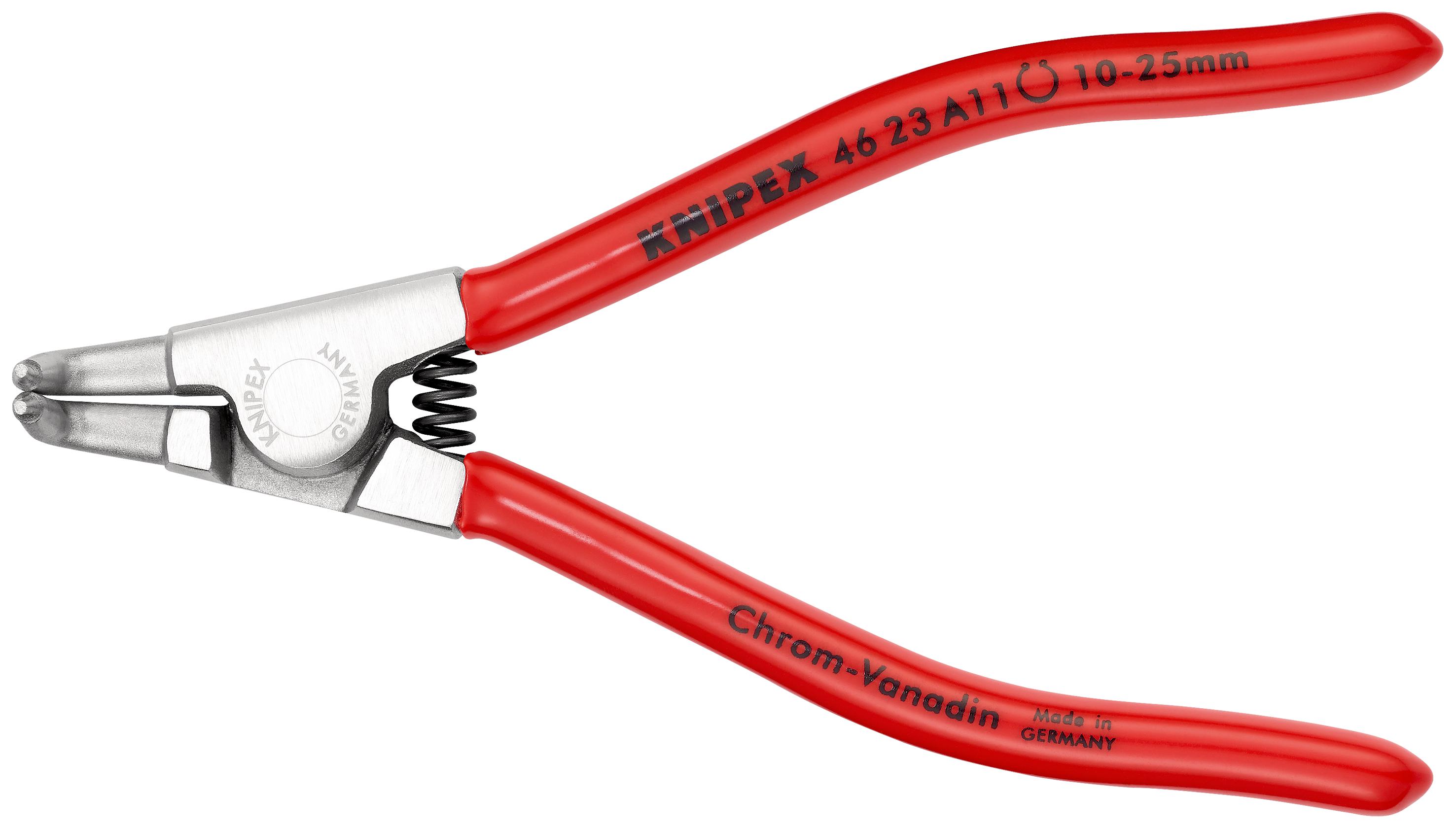 Knipex 46 23 A11 Circlip Pliers, 125 mm Overall, Angled Tip
