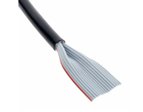3M 3759 Series Round Ribbon Cable, 9-Way, 1.27mm Pitch, 30m Length