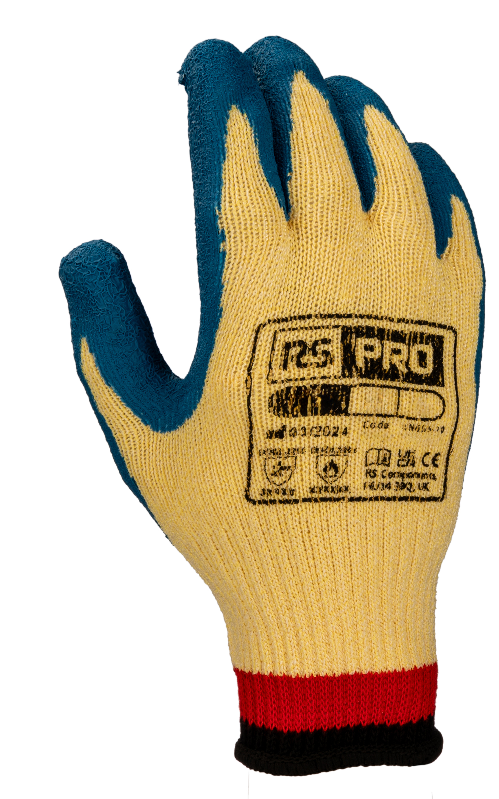 RS PRO Yellow Work Gloves, Size 11, Latex Coating