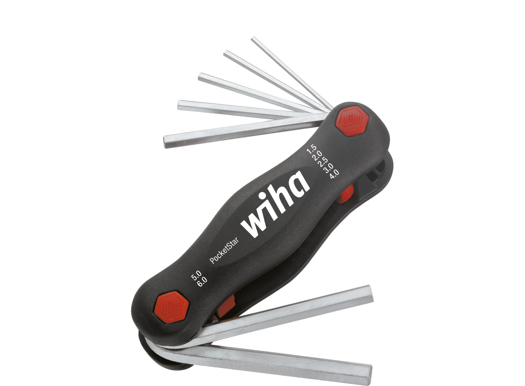 Wiha 7 piece L Shape Metric Hex Key Set, 1.5 → 6mm
