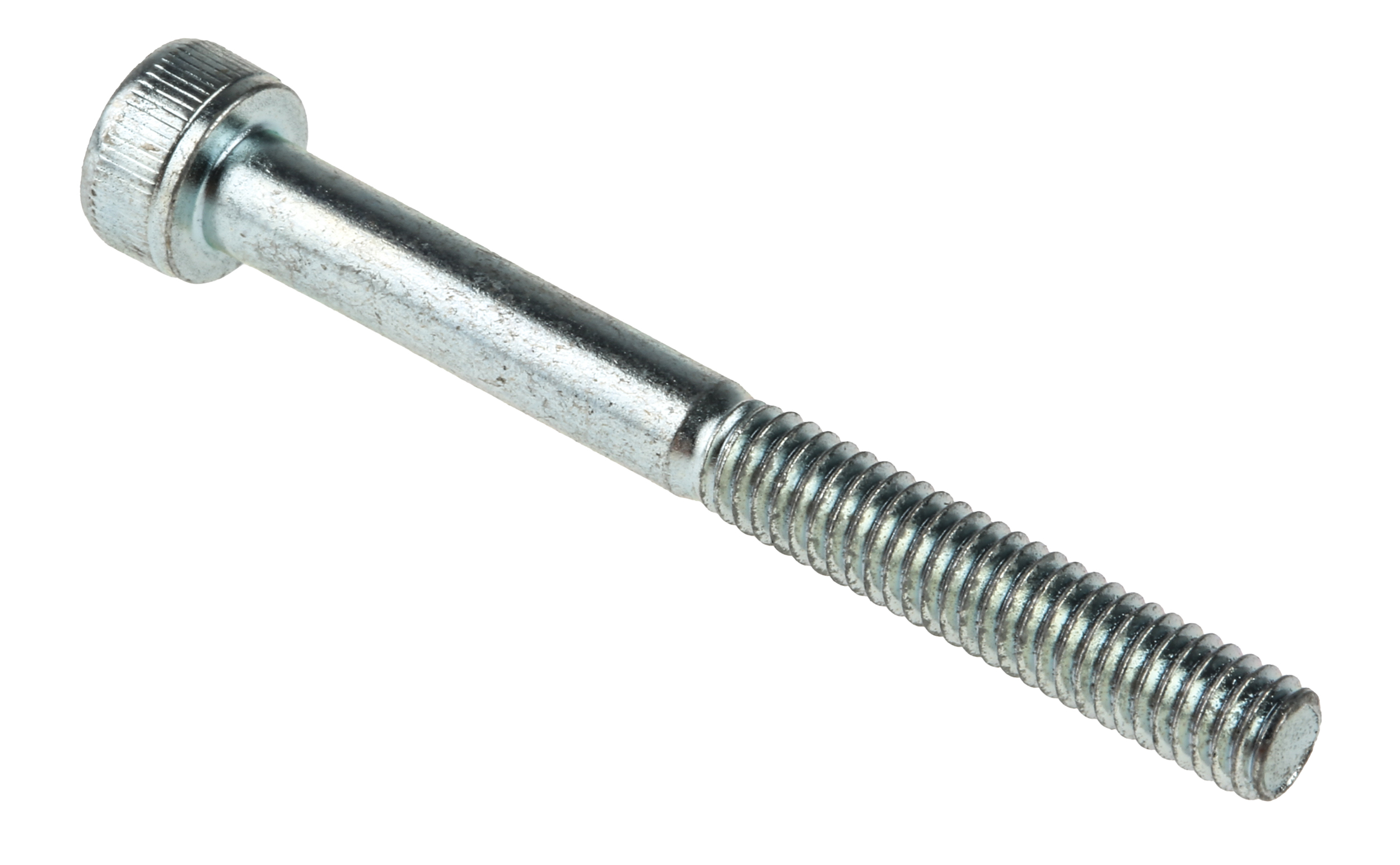 RS PRO Bright Zinc Plated Steel Hex Socket Cap Screw, DIN 912, M4 x 40mm