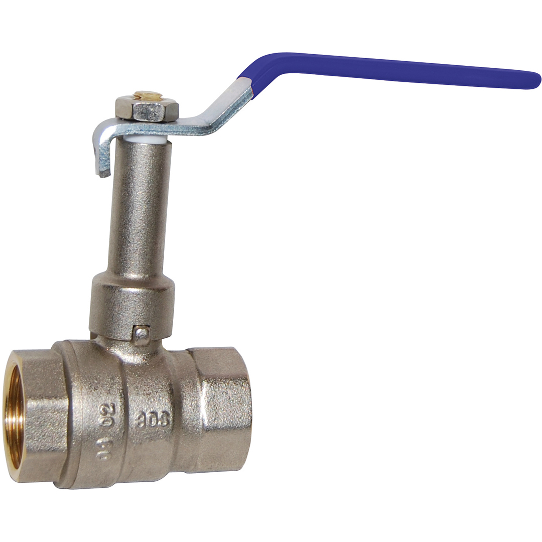 Sferaco Nickel Plated Brass Ball Valve, Ball Valve, Threaded, BSP 1 1/2in, 30bar Operating Pressure