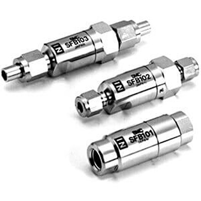 SMC SFB100 series 0.01μm Rc 1/4 0.5MPa to 0.99 MPa Filter with None drain
